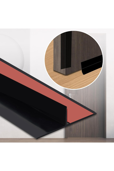 OEM Self-adhesive T-profile sealing tape, 6 m – black silicone, double-sided ...