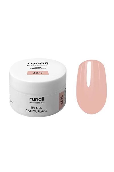 RUNAIL Professional Protez Tırnak Jeli UV Builder Gel Kamuflaj Nude Pembe 30g...