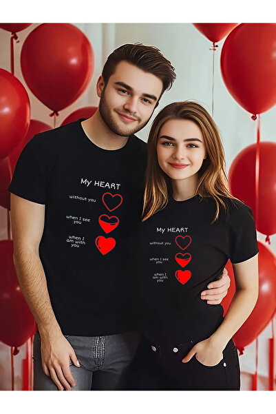 Deocept Couple Combination 1Pc Men's Model Valentine's Day Printed Comfortabl...