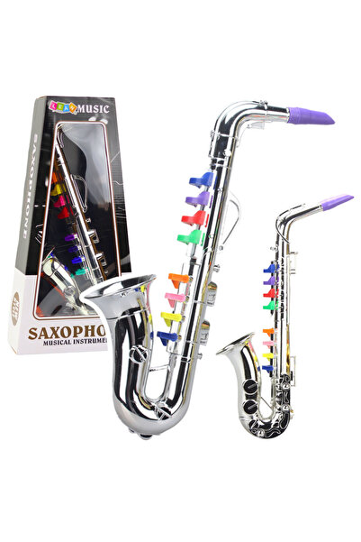 LEAN Musical instrument for children - silver saxophone