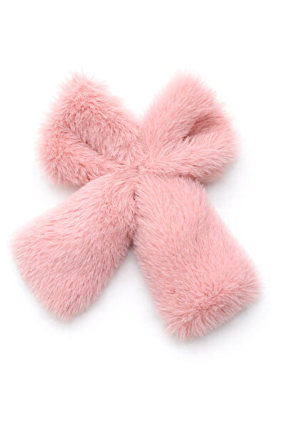 MakeWell Colorful Plush Clip Hairpins with Plush Bow Design