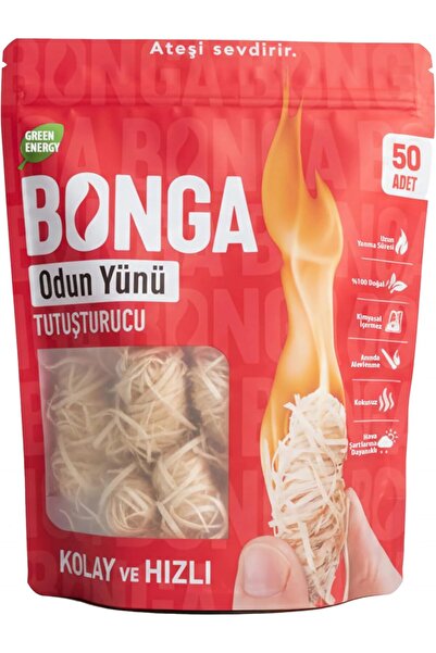 BRF TkDizayn BONGA Soba, Şömine, Mangal Tutuşturucu 50 Adet 700 gr - Jel Ve Ç...