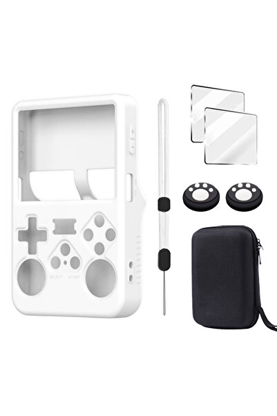 Choice White Set Protective case For R36S Silicone Case Soft 360° drop protec...