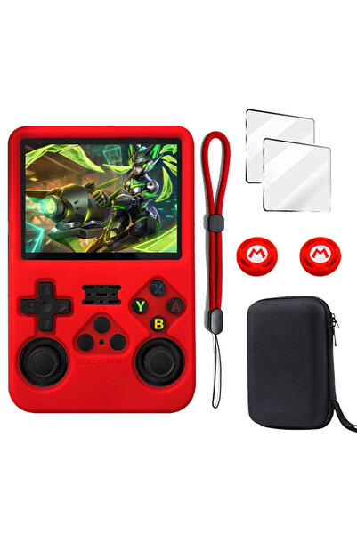 Choice Red Set Protective case For R36S Silicone Case Soft 360° drop protecti...