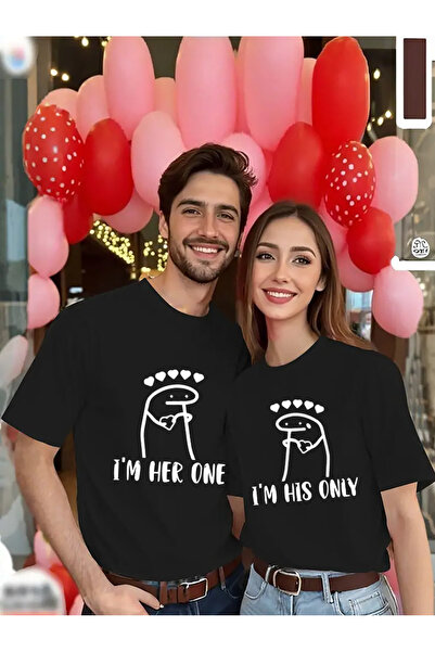 Deocept Couple Combination 1 Piece Women's Model Valentine's Day Printed Comf...