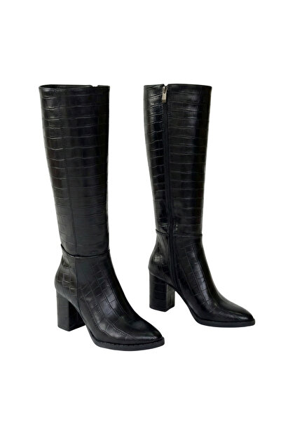 Barinoska Women's Leather Below-The-Knee Boots with Side Zipper, Jurdan Sole,...