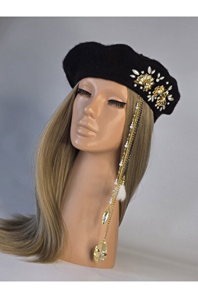 Senbeno Design ÖZGÜN TASARIM METAL VE İNCİ İŞLEMELİ OPSİYONEL ZİNCİR SALLANTI...