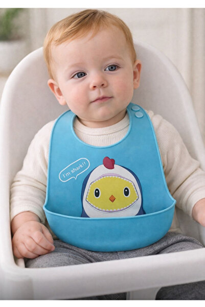 Pembelia Life Silikon Bebek Mama Önlüğü Çocuk Mama Önlük Leke Tutmaz Yıkanabilir