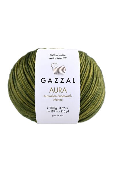 Gazzal Aura 3-pack 100% Superwash Μαλλί Μερινό – 100 γρ. 197 μ. Νήμα για πλέξ...