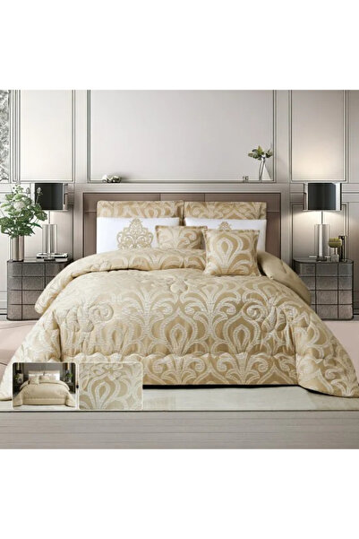 TULIN طقم لحاف مزدوج مطرز ملكي، 240 × 260 سم