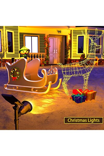 Generic Solar Spot Lights Outdoor, Warm White Solar Lights Outdoor Waterproof...