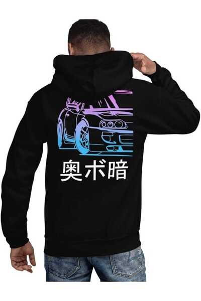 Hunors Sportswear & Company سترة رياضية بقلنسوة من القطن بتصميم خاص للجنسين ط...