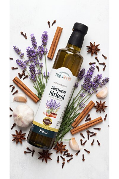 nubiterra Dört Hırsız Sirkesi 500 ml (Doğal Fermantasyon)
