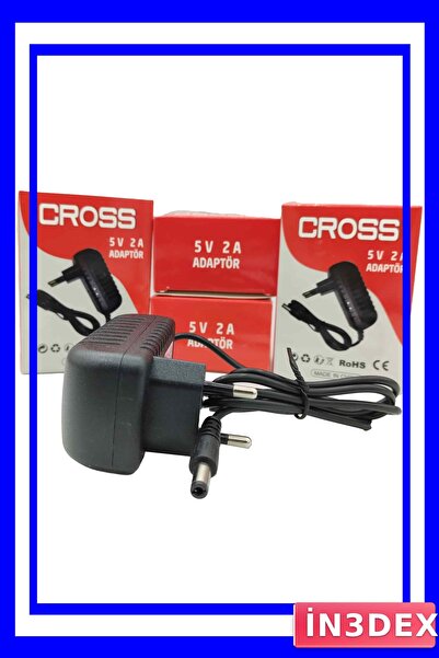 İN3DEX 5V 2A Güç Adaptörü 5.5mm x 2.5mm DC Çıkışlı
