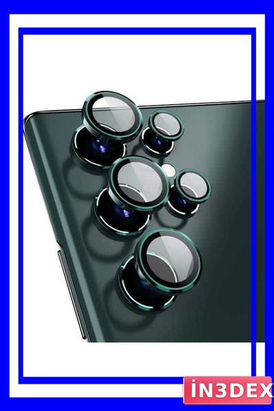 İN3DEX Camera Lens Protection Glass Green Color Scratch Resistant