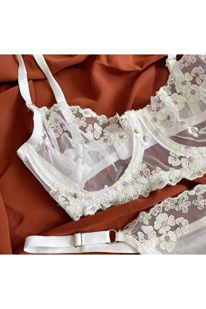 YOYYO Daisy Detailed Bra Set