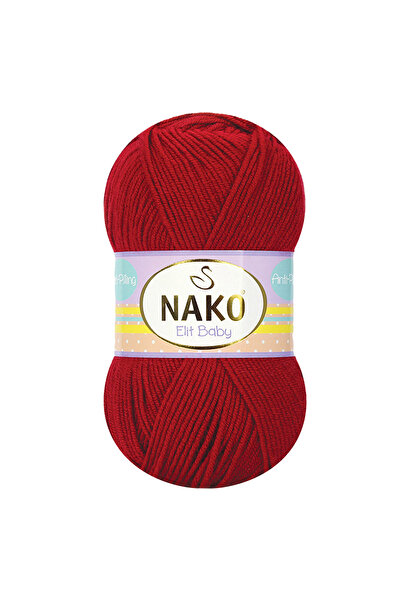 NAKO Elit Baby - 298 Pul Biber - 5'Li Paket - 100Gr/250M - Bebek İpi - Anti P...