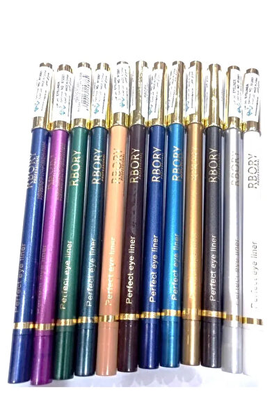 BEAUTY AND HEALTH Colored eyeliner, R-Buri, 12 pieces