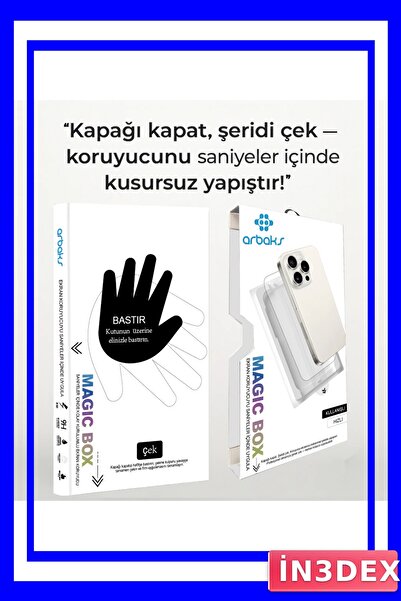 İN3DEX iP 14 Magic Box مجموعة أدوات تطبيق الزجاج المضاد للكهرباء الساكنة ESD ...