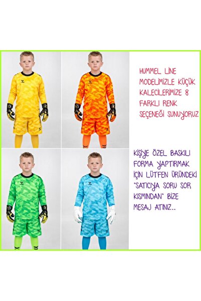 hummel LİNE ÇOCUK KALECİ FORMALARI 3 LÜ TAKIM FORMA+ŞORT+ÇORAP