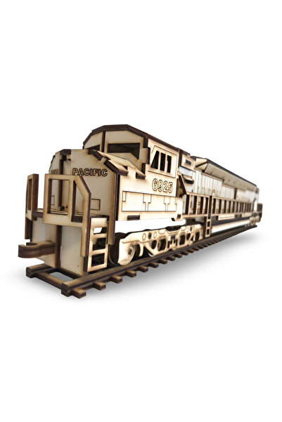 ALGWOOD 3D Northline 6925 Diesel Locomotive Dizel Lokomotif Ahşap Maketi | Pa...