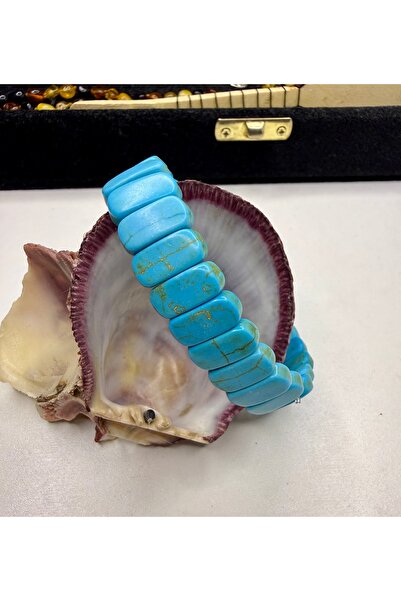 İskenderun Tesbihcilik Turquoise Model Natural Stone Bracelet