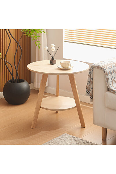 Generic طاولة جانبية موفو بوندي مع رف