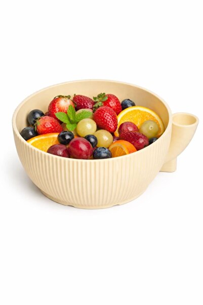 3D Çok Amaçlı Meyve Yıkama ve Süzme Kabı – Kulplu, Alt Filtreli Pratik Süzgeç...