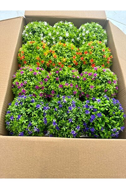 FB Cup 12-Piece Mixed Color Artificial Flower Set - for Home, Office, Cafe, a...