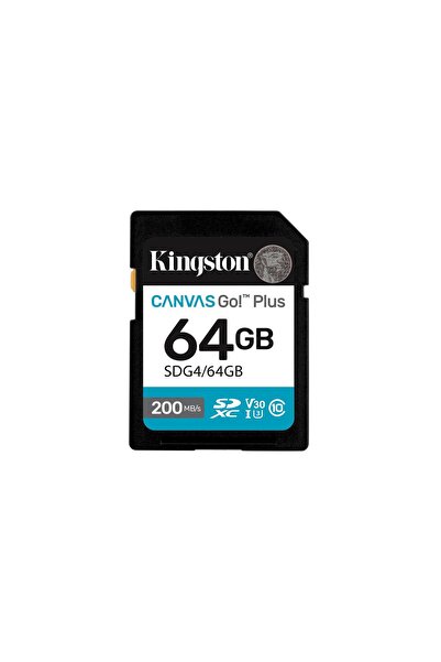 Kingston Technology Kingston Data-X31 Sdg4-64Gb 64Gb Sdxc Canvas Go Plus Gen4...