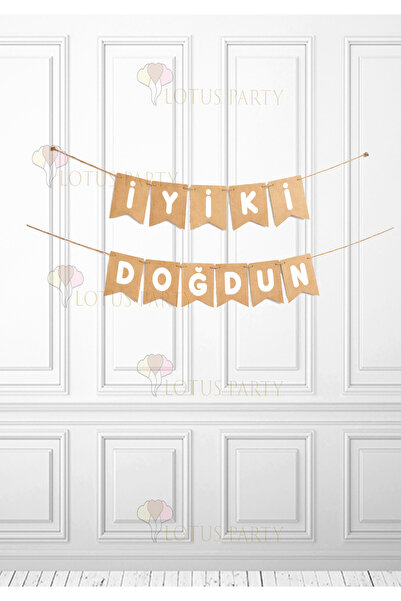 LOTUS PARTY Πανό για τα γενέθλια σου - Λευκό Κραφτ Χρόνια Πολλά - Λευκό Πανό ...