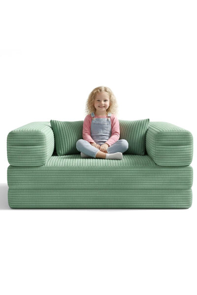 foamly 140x70 cm Modüler Çocuk Koltuğu - Fonksiyonel Oyun Minderi ve Kanepe T...