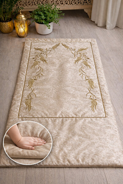 Hig Store Sırma Embroidered Dowry Mat - Does Not Cause Knee Pain / Orthopedic...
