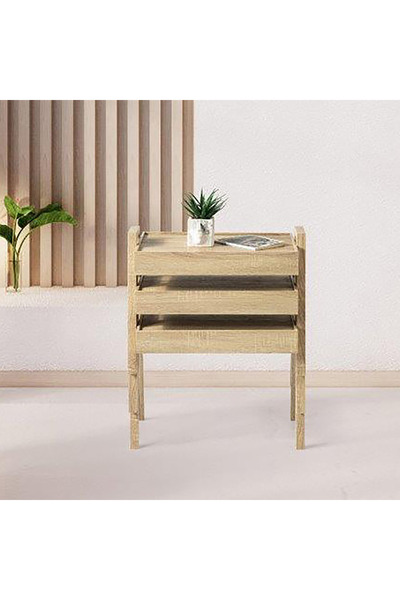 Generic مجموعة طاولات إليكترا - مجموعة من 3 قطع