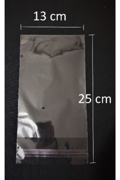 V&T Kurumsal Şeffaf Yapışkanlı Poşet - Opp Kendinden Yapışkanlı 10 ' Lu Maske...