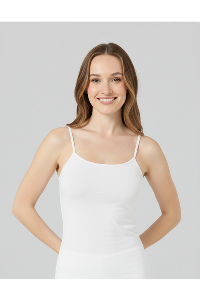 kadinspor Women's Thin Strap S Seamless Basic Undershirt