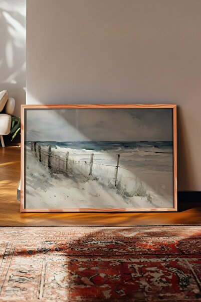 Postifull Vintage ζωγραφική, αφίσα με ξύλινο πλαίσιο, vintage διακόσμηση τοίχου