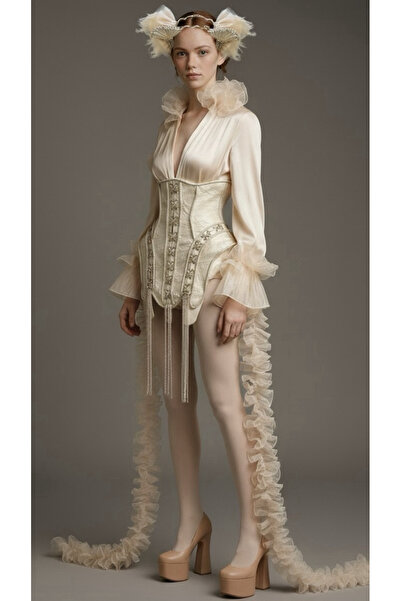 Pastelist. Rean özel tasarım bini elbise korse