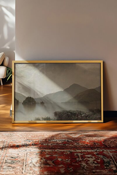 Postifull Vintage ζωγραφική, αφίσα με μπεζ κορνίζα, vintage διακόσμηση τοίχου