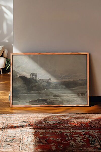 Postifull Vintage slika, poster u drvenom okviru, vintage zidni dekor