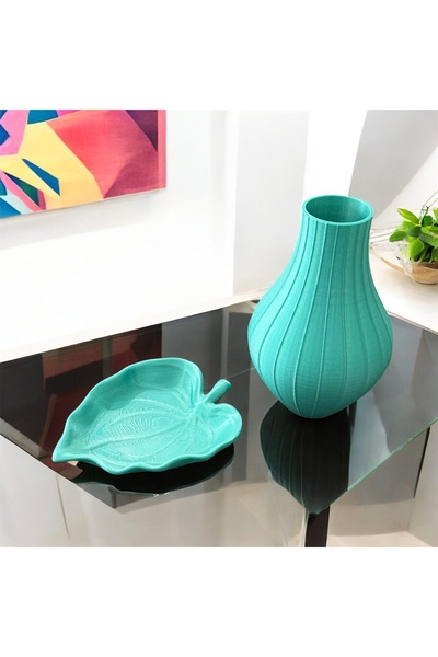 Home Decorative Vase and Leaf Bowl