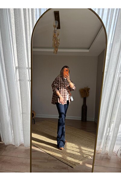 Butik Kahverengi Oduncu gömlek