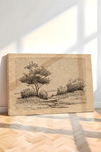 Postifull Vintage Tablo, Kanvas Tablo, Vintage Duvar Dekoru