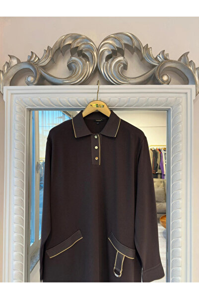 Invee İki İplik Tunik - Kahverengi