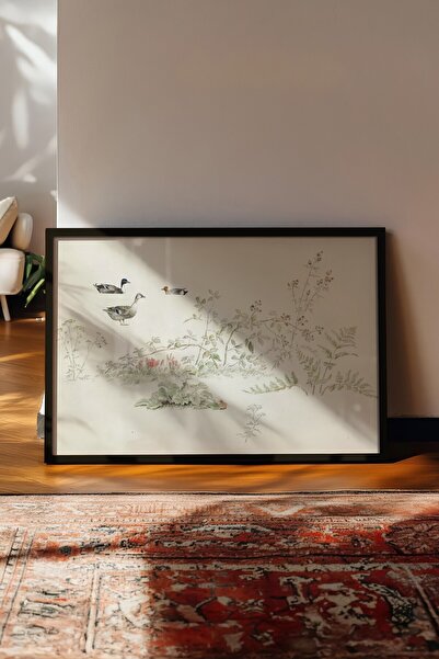 Postifull Vintage slika, poster u crnoj ramovini, vintage zidni dekor