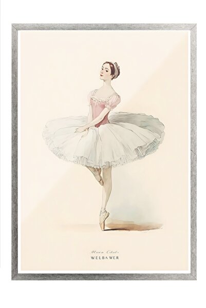 Postifull Vintage slika, poster u srebrnoj ramovani, vintage zidni dekor