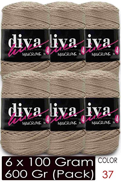 Diva İplik Diva Makrame Debeli konopac (Br:4) 37 (Paket od 6)