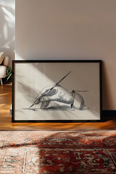 Postifull Vintage ζωγραφική, αφίσα με μαύρο πλαίσιο, vintage διακόσμηση τοίχου