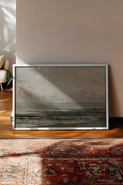 Postifull Tablou vintage, poster cu rama alba, decor de perete vintage