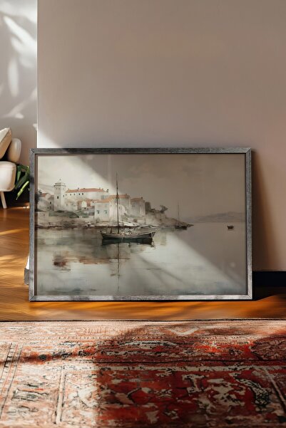 Postifull Vintage ζωγραφική, αφίσα με ασημένιο πλαίσιο, vintage διακόσμηση το...